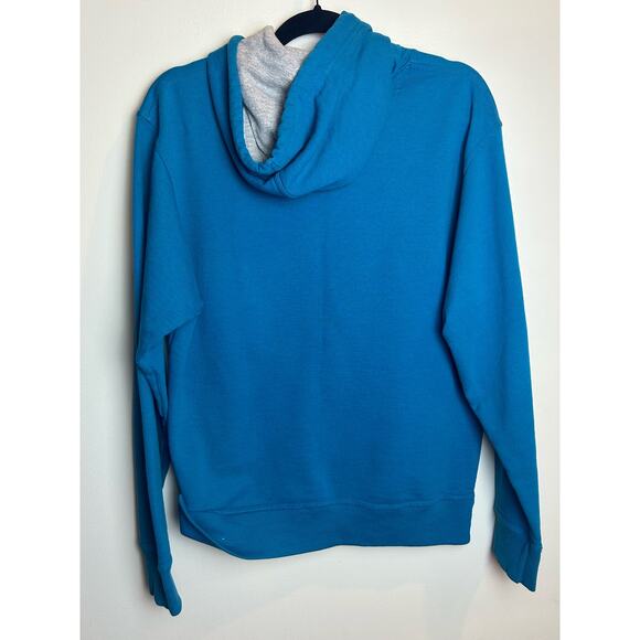 Champion Blue Women Hoodie Size Medium M Capri Blue Hoodie Athletic - Picture 5 of 7